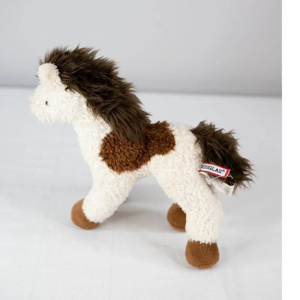 Douglas Plush Horse Kids Small Brown White Excellent Cuddle Toy Pony Stuffed